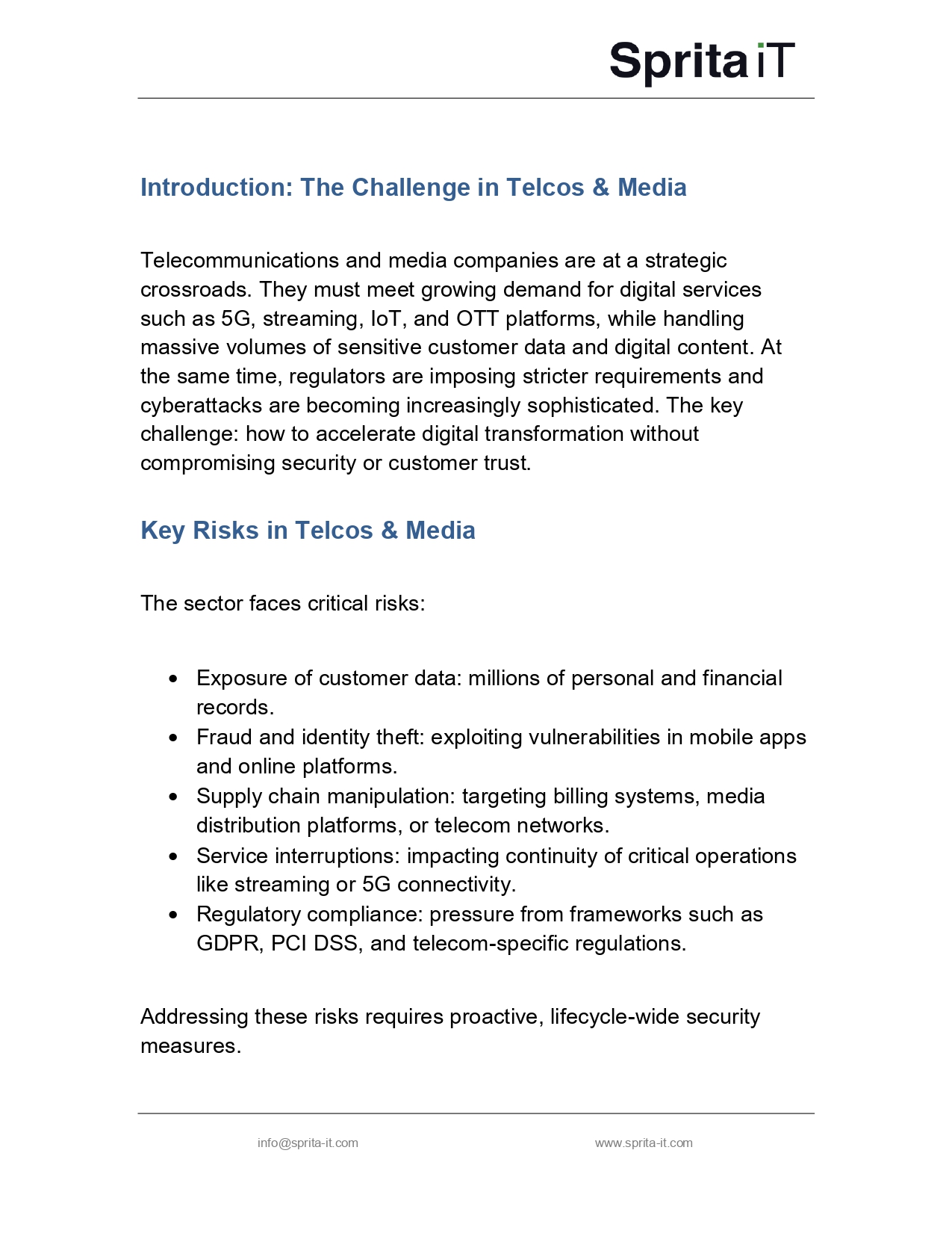 Whitepaper Telcos & Media